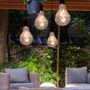 LED Außen-Hängeleuchte, 4-Flammig, IP44, schwarz, L 150 cm Bild 3