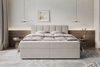 99rooms Boxspringbett Bergamo (Schlafzimmerbett, Bett), 140/160/180/200x200 cm, in Cordstoff AMBIENCE, mit Topper Bild 2
