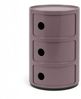 Kartell Componibili, 3 Elements, Violet, Runde Basis Bild 3
