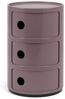 Kartell Componibili, 3 Elements, Violet, Runde Basis Bild 2