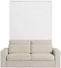 Vente-unique - BEGANIO Bett Holz, Platte Weiß - B 123 cm239,2 cm x H 225 cm x L 180 cm Bild 5