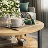 Couchtisch Romeo Anthrazit/Artisan-Eiche 68x68 cm Vicco Bild 4
