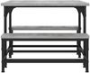 vidaXL Couchtisch Grau Sonoma 100x50,5x40 cm Holzwerkstoff 835377 Bild 5