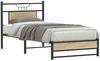 vidaXL Bettgestell ohne Matratze Sonoma-Eiche 90x200 cm Holzwerkstoff 4106955 Bild 2