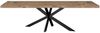 Esstisch Elgin 2 175-275x80x100 Holzwerkstoff Schwarz/Viking Oak Bild 4
