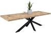 Esstisch Elgin 2 175-275x80x100 Holzwerkstoff Schwarz/Viking Oak Bild 2