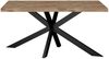 Esstisch Elgin 2 175-275x80x100 Holzwerkstoff Schwarz/Viking Oak Bild 3