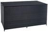 Auflagenbox Poly Rattan 870 Liter XXL Kissenbox Box Aufbewahrungsbox Schwarz Bild 5