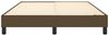 vidaXL Boxspringbett, Stoff, Dunkelbraun, 140x200 cm Bild 5