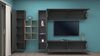 Wohnwand >Benevent< (5-teilig) in Anthrazit matt - 320x180x30 (BxHxT) Bild 4