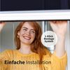 Dachfensterrollo Verdunklungsrollo Grau - Verdunklung - Kompatibel mit VELUX M06, Cocoon Home, verdunkelnd, Thermobeschichtet, Einfache Montage, 100% Verdunkelnd, Stufenlos Bild 4