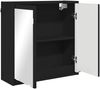 vidaXL Badezimmerspiegelschrank Schwarz 60 x 20 x 60 cm Holzwerkstoff 888778 Bild 5