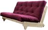 KARUP DESIGN FRESH Futonsofa Gestell Natur Matratze Bordeaux Bild 3