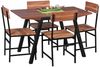 Esstisch Tisch MALIN Vierfußtisch 120x76cm Walnuss-Furnier Bild 2