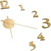vidaXL 3D-Wanduhr Modernes Design Golden 100 cm XXL 325151 Bild 4