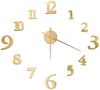 vidaXL 3D-Wanduhr Modernes Design Golden 100 cm XXL 325151 Bild 2