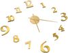 vidaXL 3D-Wanduhr Modernes Design Golden 100 cm XXL 325151 Bild 3