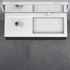 doporro Badmöbel-Set Waschtisch mit Unterschrank aus Holz mit Soft-Close MDF Moment, Softclose-Funktion Bild 3