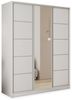 Masseno Schwebetürenschrank PINA Kleiderschrank mit Spiegel und Schubladen Schlafzimmerschrank Bild 2
