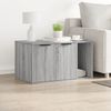 vidaXL Katzenklo Grau Sonoma 80x50x45 cm Holzwerkstoff 857738 Bild 3