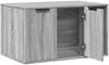 vidaXL Katzenklo Grau Sonoma 80x50x45 cm Holzwerkstoff 857738 Bild 4