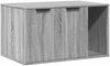 vidaXL Katzenklo Grau Sonoma 80x50x45 cm Holzwerkstoff 857738 Bild 2