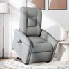 vidaXL Relaxsessel mit Aufstehhilfe Hellgrau Stoff 3303254 Bild 3