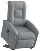 vidaXL Relaxsessel mit Aufstehhilfe Hellgrau Stoff 3303254 Bild 2
