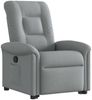 vidaXL Relaxsessel mit Aufstehhilfe Hellgrau Stoff 3303254 Bild 4