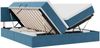 vidaXL LED-Speicherbett mit Matratze Dunkelblau 180 x 200 cm Samt 3371613 Bild 2