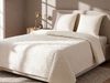 Tagesdecke mit Kissen RUDKHAN 140 x 210 cm Creme Bild 3
