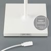 LED Tischleuchte, weiß, Aluminium, Touchdimmer, Akku, H 38 cm Bild 4