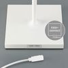 LED Tischleuchte, weiß, Aluminium, Touchdimmer, Akku, H 38 cm Bild 4
