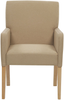 Esszimmerstuhl Polsterbezug beige ROCKEFELLER Bild 4