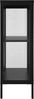 vidaXL Sideboard Schwarz 75x35x105 cm Stahl und Glas 336070 Bild 4