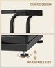 Bücherregal, 3 Säulen 6 Tier Baumförmiges Bücherschrank, 17 Fächer offene unabhängige Regale, für Home-Office, Schlafzimmer, Wohnzimmer, 24 x 156 x 180 cm Schwarz Bild 5
