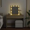 vidaXL Schminktisch mit LED-Beleuchtung Sonoma-Eiche 100x40x130 cm 848194 Bild 3