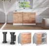 Dachschrägenschrank Rion Goldkraft Eiche 80 x 81.6 cm mit 2 Türen, Schrankkorpus 60 cm Tiefe Vicco Bild 5