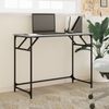 vidaXL Schreibtisch Grau Sonoma 100x45x76 cm Holzwerkstoff und Stahl 842269 Bild 3