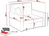 Schlafsofa Viva Lux I, Farbe: Tatum 283 Bild 5