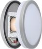 Smart LED Wandleuchte, IP44, dimmbar, silber, 26 cm Bild 5