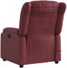 vidaXL Massagesessel Weinrot Kunstleder 373571 Bild 4