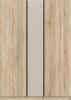 Kleiderschrank 3-türig (B/H/T: 130x183x53 cm) in Sonoma Eiche Nachbildung Bild 2