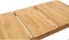 Massivart® Esstisch ausziehbar 125-165 cm / Massivholz geölt Wildeiche »VARIUS«, 40 cm Einlegeplatte • keilgezinkte Lamellen Bild 4