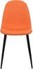 Esszimmerstuhl MOVI - Orange Stoff, Metall 88x44x51cm Strapazierfähiger & pflegeleichter Bezug Esszimmerstühle Stuhl Esszimmer Küchenstühle Wohnzimmerstühle Bild 2