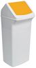 DURABLE Wertstoffsammler 40 l H747xB320xT366mm weiß / gelb mit Deckel Bild 2