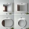 EMKE Spiegelleuchte LED Spiegelleuchte 40cm Spiegellampen für Badezimmer IP44 Schrankleuchte, Chrom, Kaltweißes Licht 6000K Bild 4