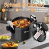 Scheffler Schnellkochtopf Dampfkochtopf Induktion, für alle Herdarten geeignet, Aluminium (3L/7L/11L/11L/15L, schnellkochtopf), Induktion Bild 3