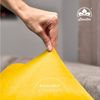 leevitex® Spannbettlaken, Premium 170g/m², Gummizug: rundum, schwer und dick, 100% Jersey-Baumwolle, Gelb / Mais, 140 x 200 - 160 x 220 cm Bild 3