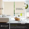 KESSER® Senkrechtmarkise Vertikalmarkise Balkonmarkise Sichtschutz Sonnenschutz Seitenrollo Beschattung , Balkonrollo Stabil und wetterbeständig, für Balkon, Terrasse, Garten Beige, 140x240cm Bild 5